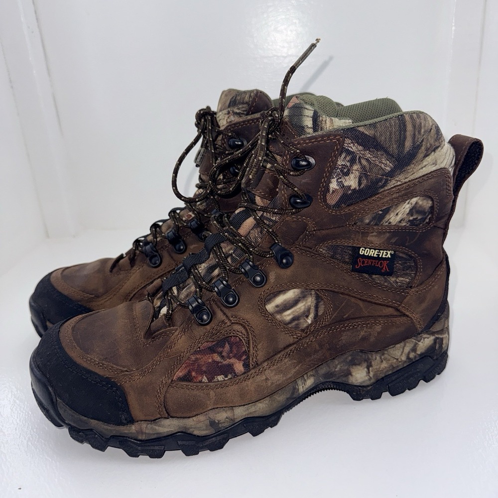 Cabela's Gore-Tex Scent-Lok Men's Hunting Boots 11 M Realtree Camo Waterproof